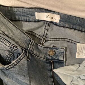 KanCan Women's Sky Blue High Rise Jeans